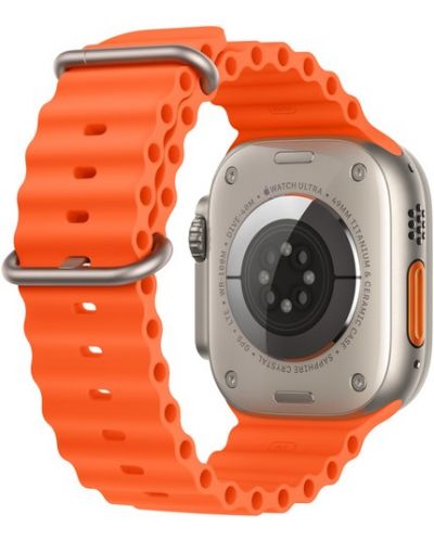 Удължител за каишка Apple - Ocean, Apple Watch, 49 mm, оранжев - 4